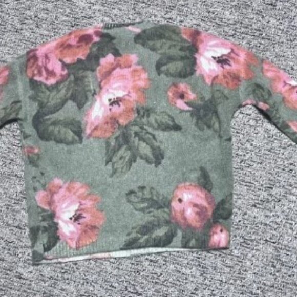 Sezane Wool Floral Sweater - Picture 2 of 4